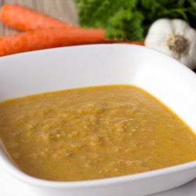 Pureed ginger carrot soup 280x280