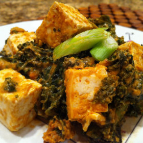 Spicy thai braised kale and tofu 280x280